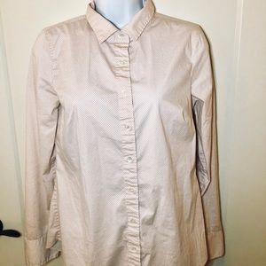NWOT J. Crew Haberdashery Pink & White